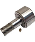 Sealed Cam Follower Bearing Stud CF-1/2-SB CR-1/2-XB 1/2" x 3/8", compatible with McGill and Smith Bearing, side view.