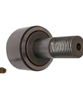 Close-up of Sealed Cam Follower Bearing Stud CF-1/2-SB CR-1/2-XB 1/2" x 3/8" for McGill, Smith, showing threaded stud and bearing