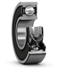 SKF 6005-2RSL sealed deep groove ball bearing delivers smooth, low-friction rotation with dust and moisture protection; 25 mm bore