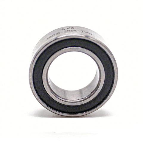 Sealed double row angular contact bearing 12x21x7mm delivers high speed, high load performance for pumps, compressors, gearboxes and CNC machinery