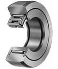 Sealed metric roller follower 35 mm ID, separable caged type, high carbon chrome steel, oil hole lubrication, crowned rollers.
