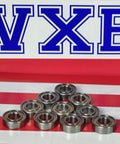 10-Pack 6x12x4mm Ball Bearings - Sealed - Miniature displayed in front of a red stripe with VXB logo