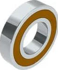 Nachi Bearing 6204 2NSE9 TXMM Sealed Deep Groove Ball Bearing with dual rubber seals, designed for industrial machinery, high precision.