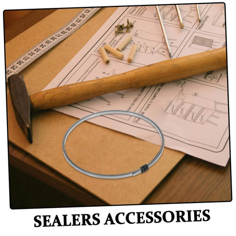 Sealing Machine Heating Wire Strip Replacement Heat Sealer Elements on table with tools and instructions