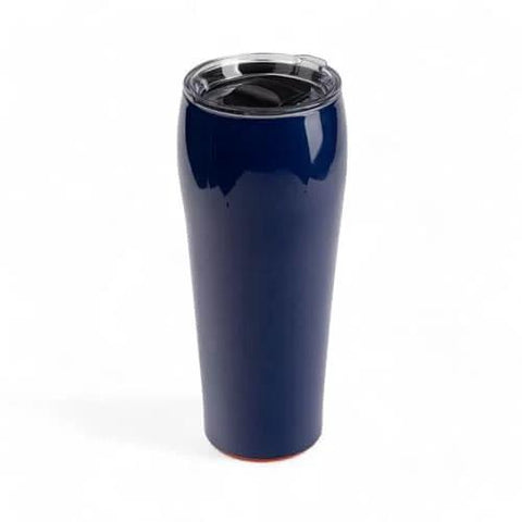 Officially Licensed 24 Oz Smart Grip Tumbler For Seattle Seahawks Fans With Spill Proof Tech That Grips Surfaces Prevents Tipping Keeps Your Drinks Cold And Game Day Ready, sleek dark blue design with lid