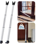 Door Security Bar, Door Stoppers Security bar,Heavy Duty Door Lock Security Door Jammer Door Stopper for Apartment, 2 Pack