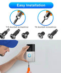 20Pcs Security Screws For Video Doorbell Replacement Compatible With Video Doorbell 2 3 4 Pro 2 CTYUKHS installation image