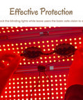Hands holding see through safety goggles pack of 2 for tanning and eye protection against LED lights
