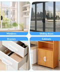 4 Pack Stick On Cabinet Handles Self Adhesive No Drill Door Pulls in use on windows, sliding doors, drawers, and cabinets.