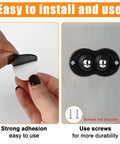 24 Pcs Self Adhesive Caster Wheels 360 Degree Swivel Silent Rollers Set installation view