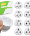 8 Pieces Self Adhesive Caster Wheels For Kitchen Appliances And Small Furniture, 360 Degree Swivel Universal Mini Rollers