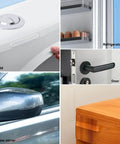 10 Pack Wall Bumpers And Door Stoppers For Furniture No Slam Cushions Self Adhesive Anti Collision Pads With 3M Bond installed