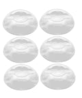 Six Piece Self Adhesive Door Bumper Set Quietly Absorbs Impact To Protect Walls And Doors Reduces Slams And Provides Noiseless Reusable Wall Protector Pads
