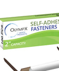 Box of Premium Self Adhesive Prong Paper Fastener Bases 100 Pack Two And Three Quarters Inch Center For Paper File Clips