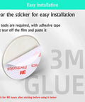 Heavy Duty Rubber Wall And Door Stopper Set Six Pack Self Adhesive Bumpers Quiet Silencers For Walls And Doors adhesive installation