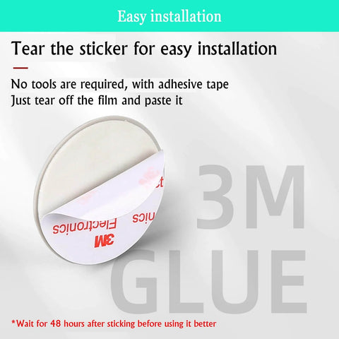 Heavy Duty Rubber Wall And Door Stopper Set Six Pack Self Adhesive Bumpers Quiet Silencers For Walls And Doors adhesive installation