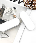 2 Pack Self Adhesive Push Pull Cabinet Handles No Drilling Plastic Stick On for Cabinet Drawer Closet Window Sliding Door