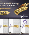 Step-by-step guide to using 80pcs Self Drilling Drywall Anchors and Screws Kit, 2025 Upgraded 3 Sizes Heavy Duty Wall Anchors Kit Zinc Plated Steel, No Pre-Drill No Holes