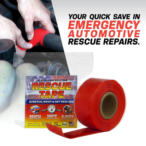 Rescue Tape Self Fusing Silicone Tape For Emergency Plumbing Repairs, Pipe And Hose Fix, Electrical Insulation, Waterproof