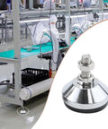 Beefy Heavy Duty M12 Thread Self Leveling Feet 2 Inch Adjustable Leg Levelers for workbenches, machines, and cabinets installation