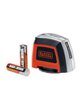 Effortlessly align pictures, shelves, and mirrors with this self-leveling 360-degree laser level and wall mount, AA powered, compact design