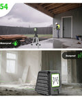 Self Leveling Laser Level With 40 Inch Tripod For Precise DIY Projects, Green Cross Line, 150 Ft Indoor Range in waterproof use.