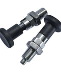 Self Locking Indexing Pin And Spring Plunger Stainless Steel M16 Threaded Lock Pin Bolt With Rustproof Durable Construction For Quick Adjustments And Secure Hold In Machining And Workholding By Menolana