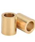 8 Pieces Self Lubricating Brass Bearing Sleeve Set with 8mm Bore, 12mm Outer Diameter, 15mm Length for High Speed Sliding