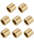 Self Lubricating Brass Sleeve Bearings 5mm Bore 9mm OD 12mm Length Pack of 8 for Smooth Sliding Motion in Machinery Applications