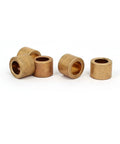 Self Lubricating Brass Bushing Sleeve Bearings 10mm ID 16mm OD 12mm Length Pack Of Five for precision machinery and industrial use.