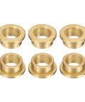 Flange Sleeve Bearings Set Of 6 Self Lubricating Sintered Bronze Bushings With 16mm Bore 22mm Outer Diameter 12mm Length