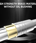 High strength brass self lubricating sleeve bearing for precision shaft sliding movement one half inch bore, oil-free bushing.