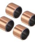 Self Lubricating Sleeve Bearing Pack Of 4 With 0.75 Inch Bore And 0.875 Inch Outer Diameter 0.75 Inch Length Wrapped Oilless Bushings