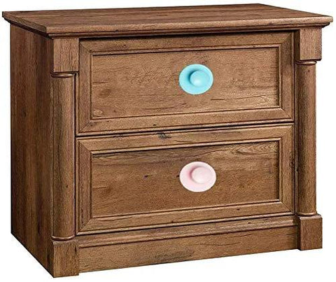 Ten Piece Pack Self Stick Drawer Knobs For Cabinets And Doors No Glue Needed Peel And Stick Installation on wood dresser