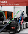 25 Inch Double Tender Spring Kit For Semi Trucks And Trailers Heavy Duty Air Line Hose Tender Spring on truck