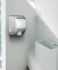 Seonsing Automatic Commercial Hand Dryer Heavy Duty Compact High Speed 224 Mph Restroom With Hygiene Filter Low Noise installed view