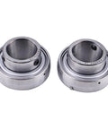 Set Of 2 1 Inch Insert Ball Bearings SB205-16 FHS205-16 AS205-100 YA100RRB with 1 inch bore, spherical outer diameter.