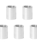 5 Pcs M8.2 Aluminum Spacers Round 8.2mm ID 12mm OD 15mm Length Silver Screw Standoff For Screws And Bolts Electronics DIY Projects
