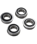 Set Of Four Flanged Ball Bearings 532009040 Compatible With John Deere AM118315 AM127304 AM35443 And Toro 110513 shown in detail.