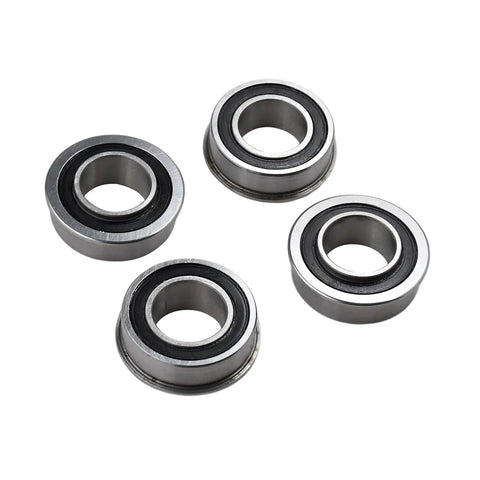 Set Of Four Flanged Ball Bearings 532009040 Compatible With John Deere AM118315 AM127304 AM35443 And Toro 110513 shown in detail.