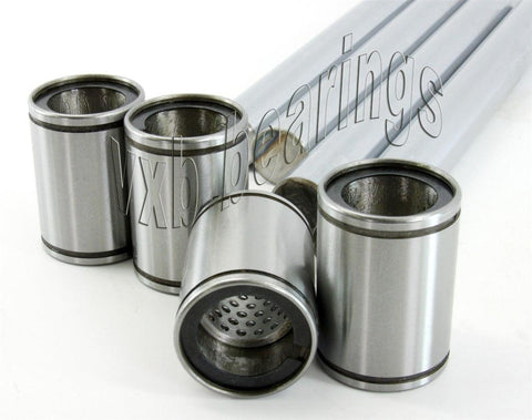 Set of 4 20mm Linear guide Shaft + Ball Bearing for Stamping Forming Dies Parts - VXB Ball Bearings