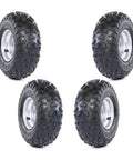 Set Of 4 ATV Go Kart Tires 145/70-6 With 6 inch Wheels Rims for outdoor riding