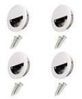 Set Of 4 Concealed Recessed Drawer Handles Stainless Steel 60x15mm For Cabinets Wardrobes Furniture And Doors Hidden Pull Hardware