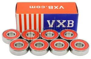 Set of 8 608-2RS 8x22x7 Skate Skateboard Sealed Bearings - VXB Ball Bearings