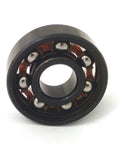 Set of 8 Skateboard Chrome Steel Open Ball bearing with Nylon Cage 8x22x7mm - VXB Ball Bearings