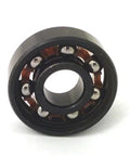 Set of 8 Skateboard Chrome Steel Open Ball bearing with Nylon Cage 8x22x7mm - VXB Ball Bearings