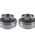 Set Screw Lock Spherical Insert With Two Bearings For 1.25 Inch Bore Height 1.5 Inches Inside Diameter 1.25 Inches Outside Diameter