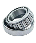Close-up of LM67048 LM67010, ID 1.250" x OD 2.328" SET6 Tapered Roller Bearings Set of 4 showing inner and outer rings