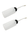 Sewing Machine Oil Dispenser 120ml Two Pack With Screw On Cap Extended Spout Angled Nozzle For Reaching Narrow Gears And Tight Crevices