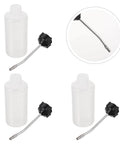 Three Piece Sewing Machine Oil Can Set With Iron Spout And Cap For Precise Lubrication on white background